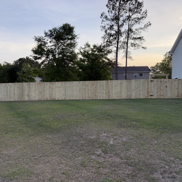 Wood Privacy Fence