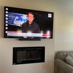 TV Above Fireplace