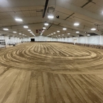 Riding arena leveling
