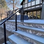 Modern cable handrails