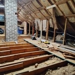 Upstairs remolding