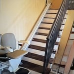 Straight stairlift
