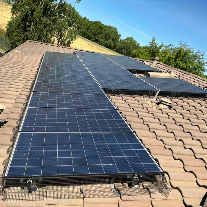 Solar panels wash