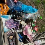 back yard clutter
