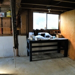 Garden area of shop