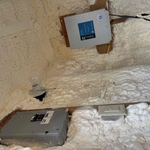 Spray foam insulation
