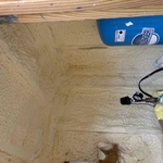 Spray foam insulation