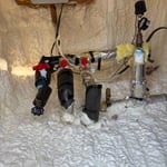 Spray foam insulation