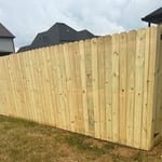 Wood Panel Fence