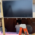 Outdoor TV mounting