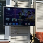 Outdoor TV mounting