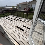 Deck remodeling job