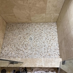 bathroom floor replace