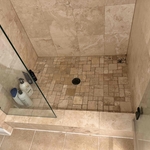 bathroom floor replace