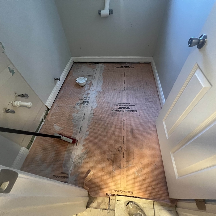 Half bathroom remodel