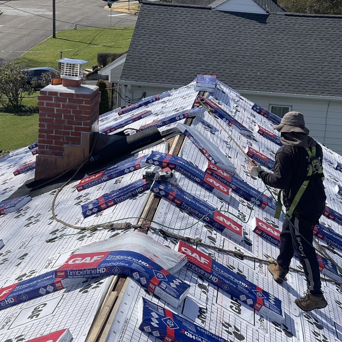 Roofing install