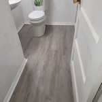 New bathroom floor