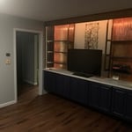 Bookshelf finish