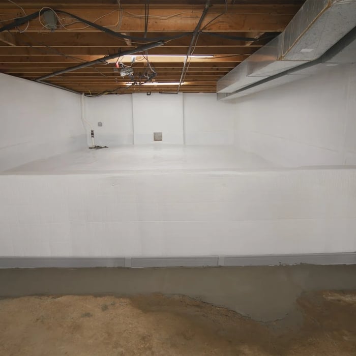 Basement Before and After