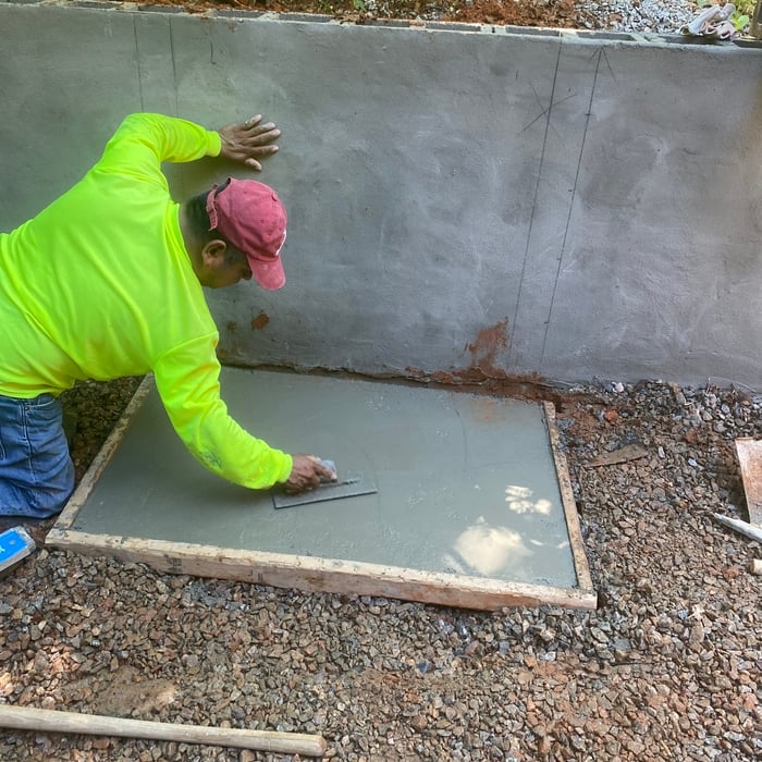 concrete slab/footing