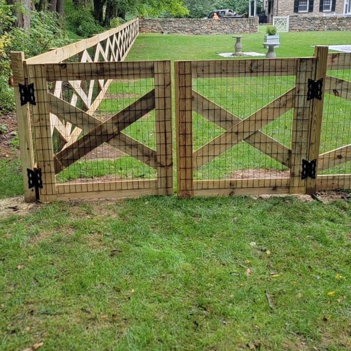 Cross buck wood