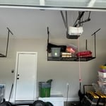 Garage storage ceiling racks