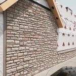 Stone and brick
