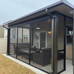 Custom patio structure