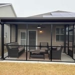 Custom patio structure