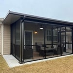 Custom patio structure