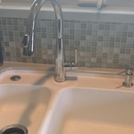 Kitchen faucet install