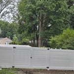 Vinyl fence