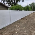 Vinyl fence