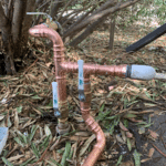 Water line main valve system rebuild.