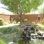 Landscape design w/water feature