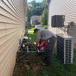 Preparing installation of the new, slim unit