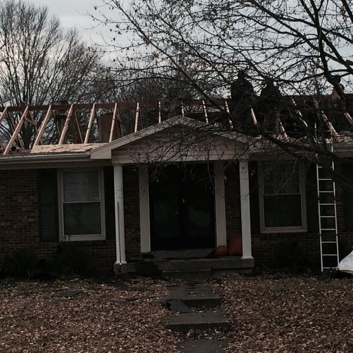 Roof In Process