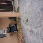 stamped concrete and curb
