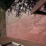 stamped concrete and curb