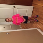The girl ready to go to work!