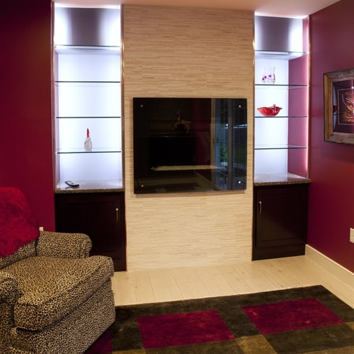 Fireplace and built ins