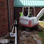 Drainage pipe for exterior waterproofing system