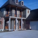 Exterior of a custom home