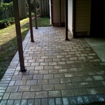 Paver patio