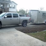 LeFevres work truck and trailer