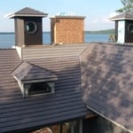 Brown Rustic Style Metal Roof