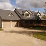 DIY Grey Rustic Style Metal Roof