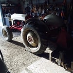 grading tractor for lawns and driveways