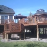Finished Rustic/Dark Oak Colored Penetrating Stain