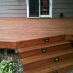 Cedar Deck with Rustic/Cedartone Mixture